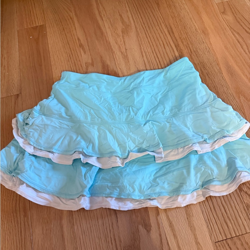 Lily Pulitzer Light Blue Ruffled Women's Skort